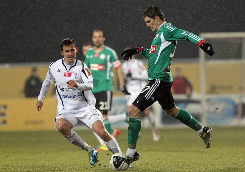 Football. T-Mobile Ekstraklasa. Gornik Zabrze - Legia Warsaw. 19.02.2012