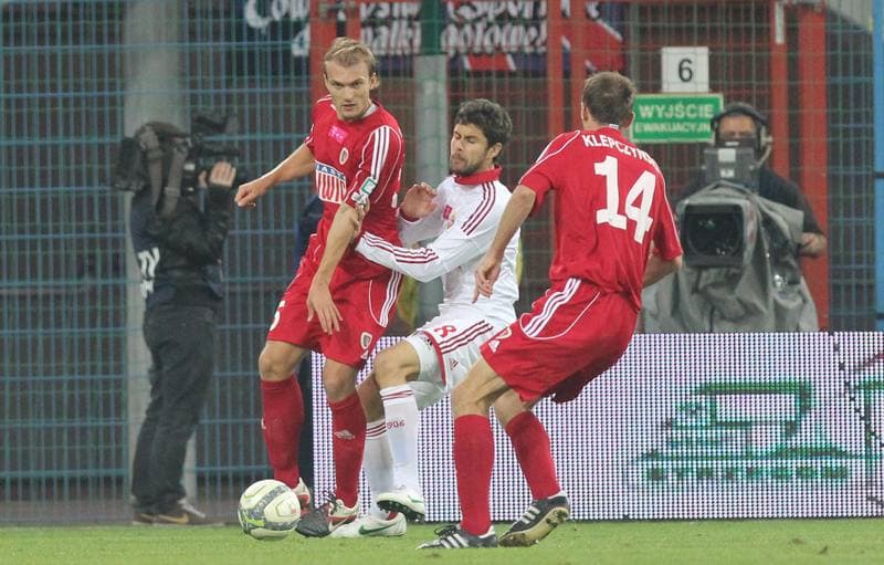 Football. T-Mobile Ekstraklasa. Piast Gliwice - Wisla Krakow. 01.10.2012