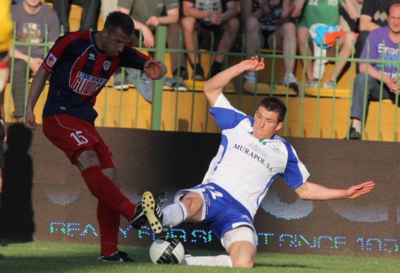 Football. I liga. Podbeskidzie Bielsko-Biala - Piast Gliwice. 11.05.2011