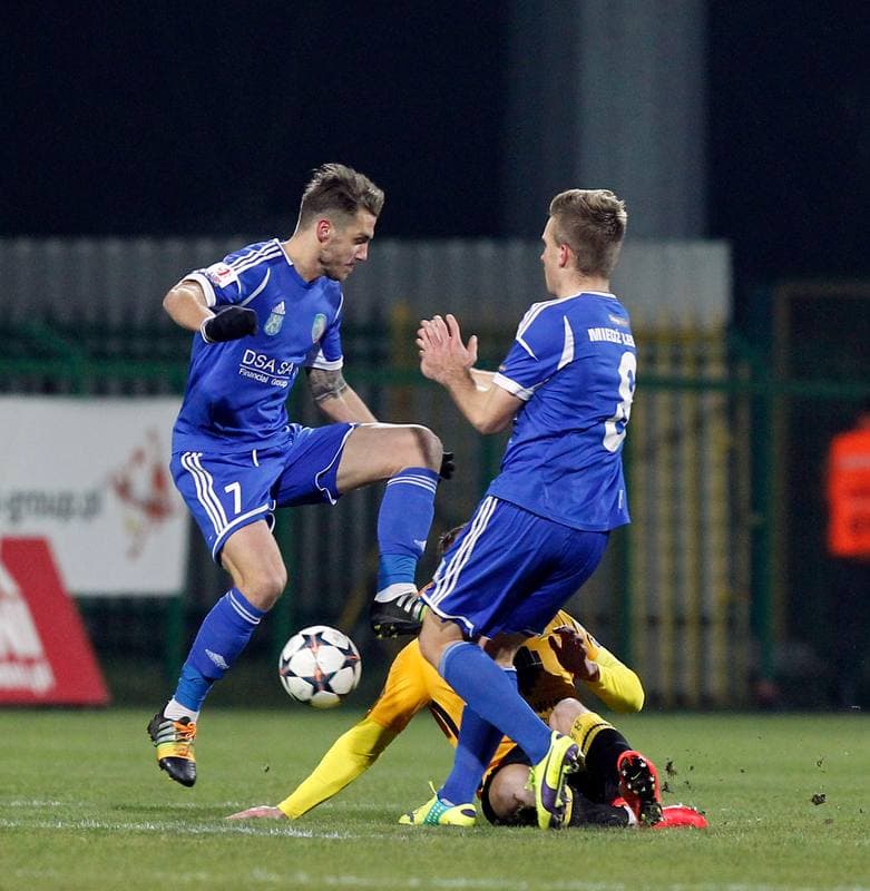 Football. I Liga. GKS Katowice - Miedz Legnica. 29.11.2014