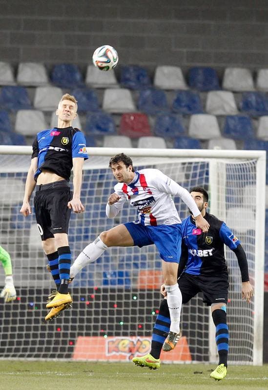 Football. T-Mobile Ekstraklasa. Podbeskidzie Bielsko Biala - Zawisza Bydgoszcz. 14.12.2014