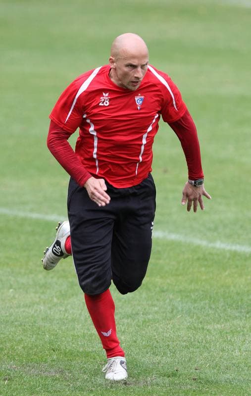 Football. Gornik Zabrze. Training. 11.01.2011