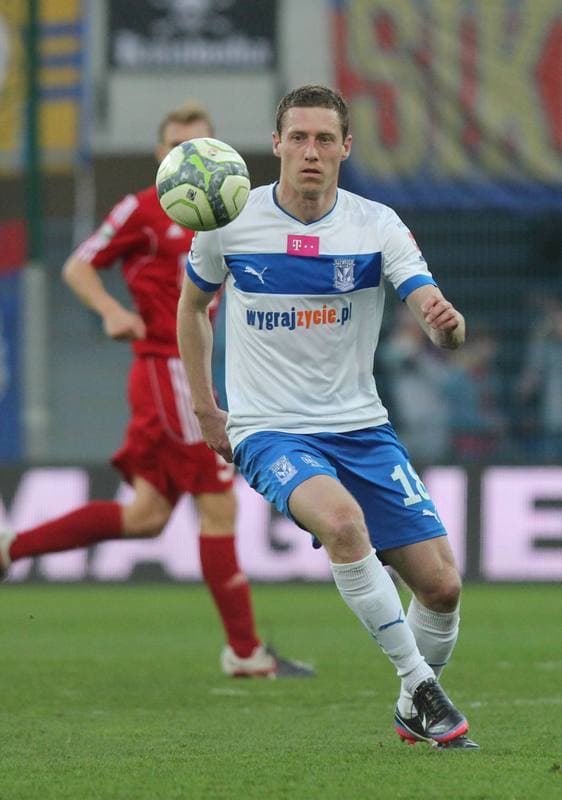 Football. T-Mobile Ekstraklasa. Piast Gliwice - Lech Poznan. 15.04.2013