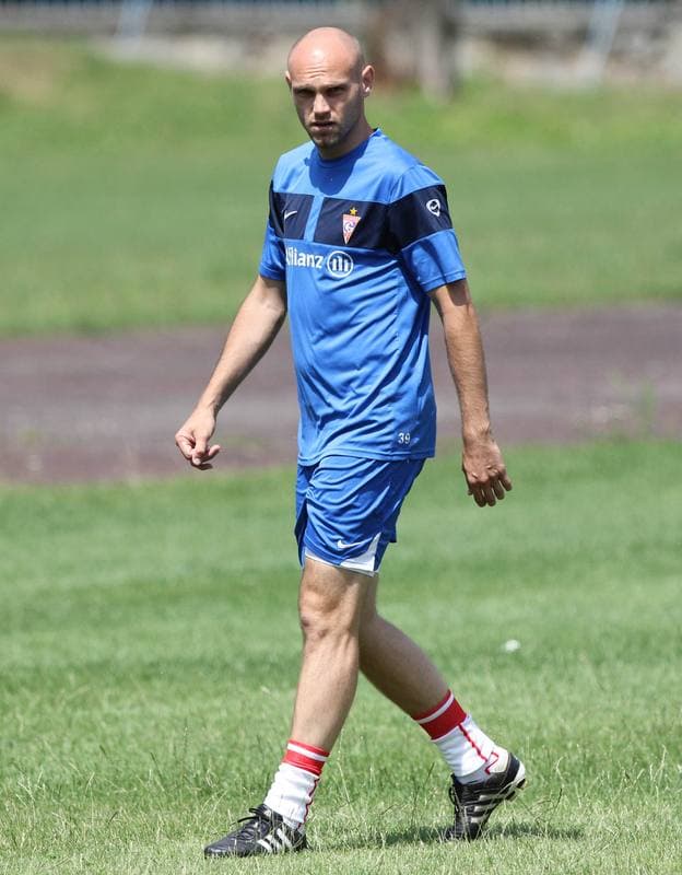 Football. Gornik Zabrze. Training. 12.07.2011