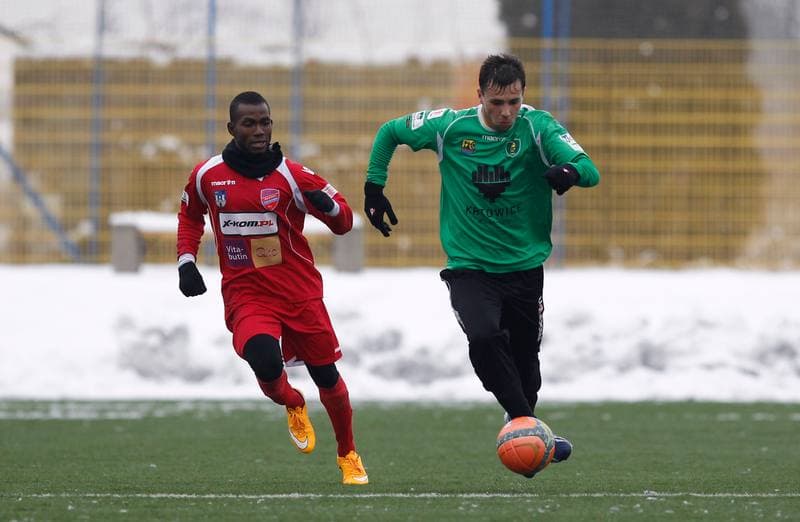 Football. Friendly Match. GKS Katowice - Rakow Czestochowa. 22.02.2014