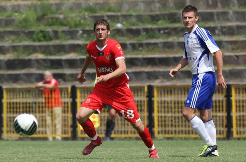 Football. Sparing. Widzew Lodz - Podbeskidzie Bielsko-Biala. 19.07.2011