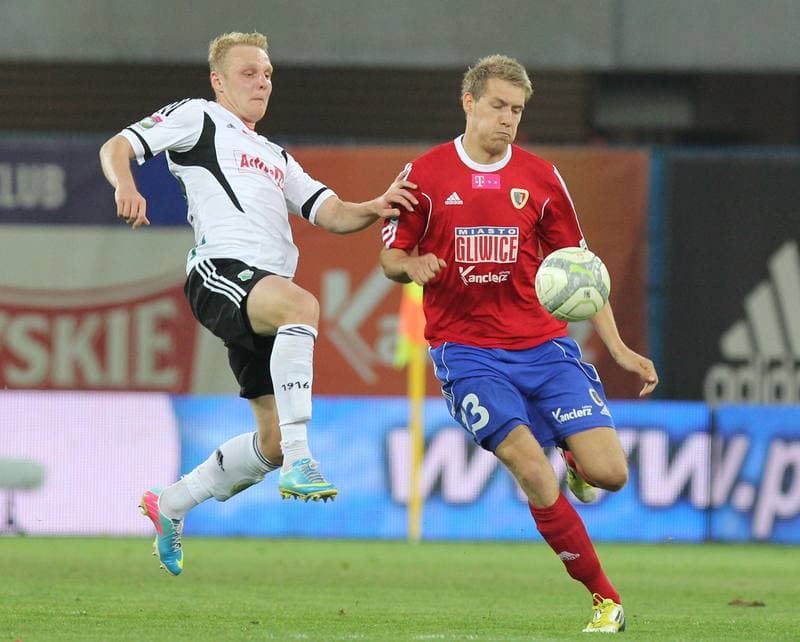 Football. T-Mobile Ekstraklasa. Piast Gliwice - Legia Warsaw. 27.04.2013