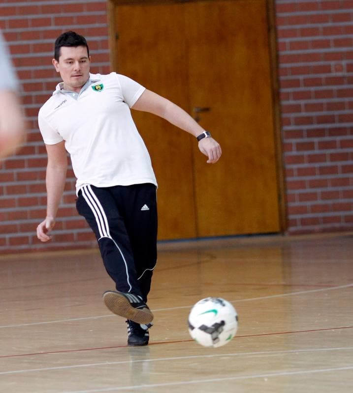 Football. GKS Katowice. Training. 05.02.2015