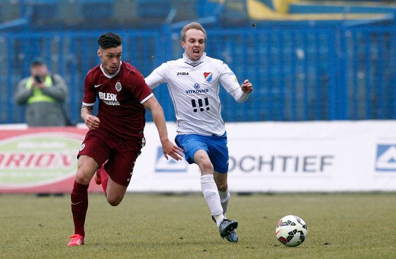 Football. SYNOT Liga. Banik Ostrava - Sparta Prague. 28.02.2015