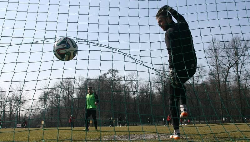 Football. GKS Katowice. Training. 19.01.2015