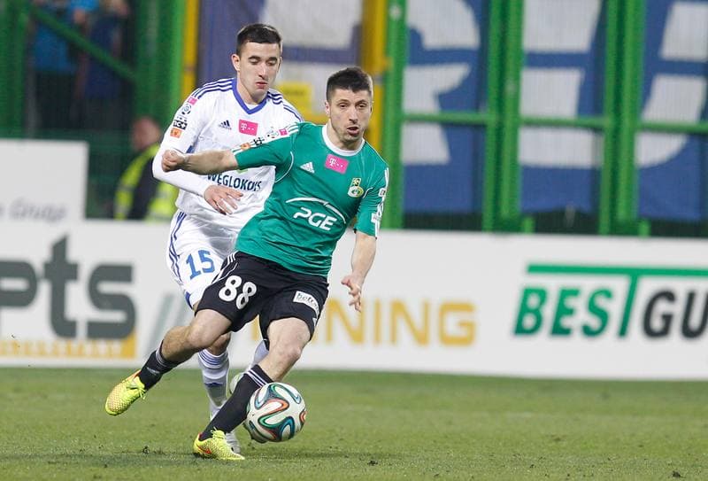 Football. T-Mobile Ekstraklasa. GKS Belchatow - Ruch Chorzow. 16.03.2015