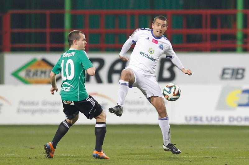 Football. T-Mobile Ekstraklasa. GKS Belchatow - Ruch Chorzow. 16.03.2015