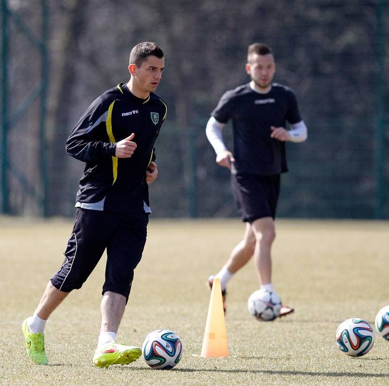 Football. GKS Katowice. Training. 19.01.2015