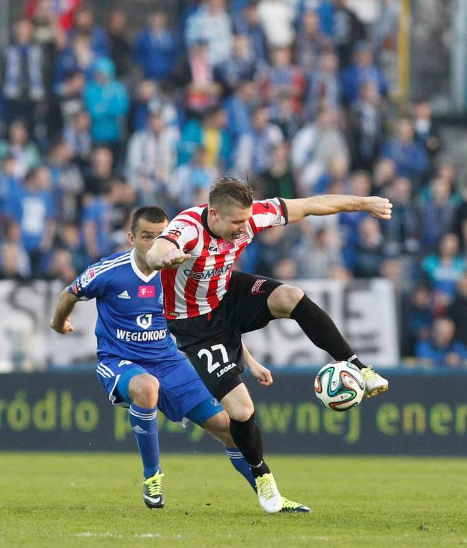 Football. T-Mobile Ekstraklasa. Ruch Chorzow - Cracovia Krakow. 01.12.2013