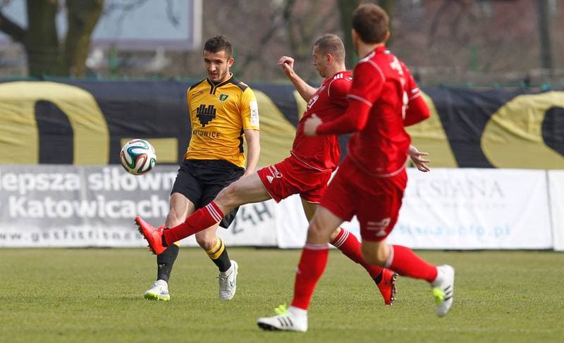 Football. I Liga. GKS Katowice - Bytovia Bytow. 11.04.2015