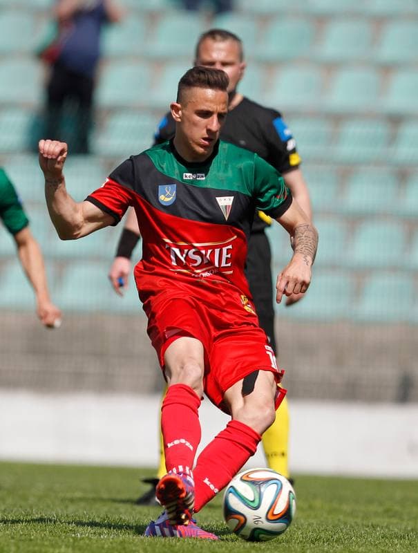 Football. I Liga. GKS Tychy - Wigry Suwalki. 25.04.2015