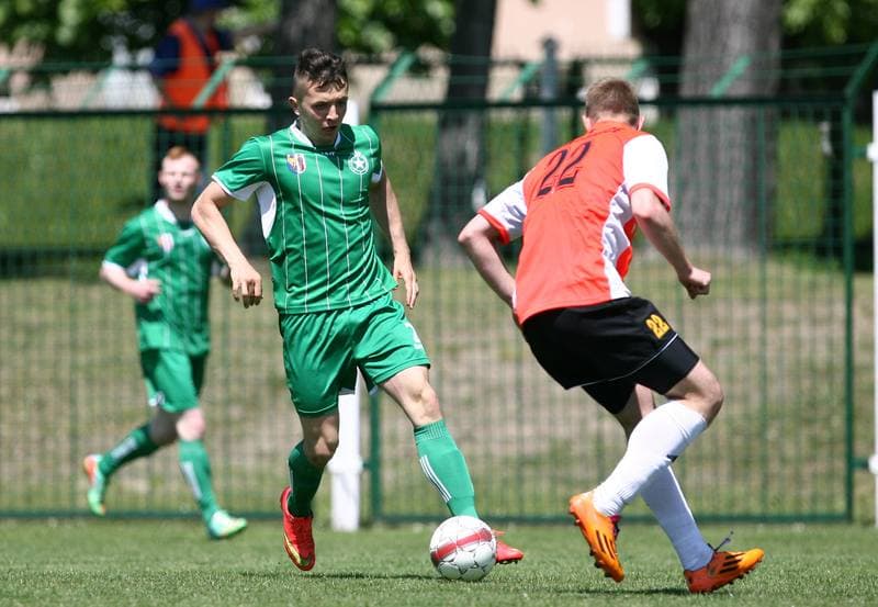 Football. III Liga Opolsko Slaska. Grunwald Ruda Slaska - Pniowek Pawlowice Slaskie. 16.05.2015