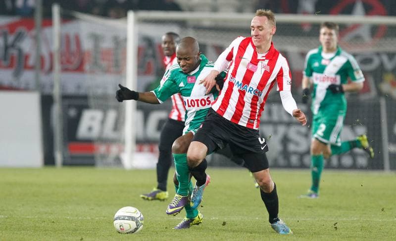 Football. T-Mobile Ekstraklasa. Cracovia Krakow - Lechia Gdansk. 04.12.2013