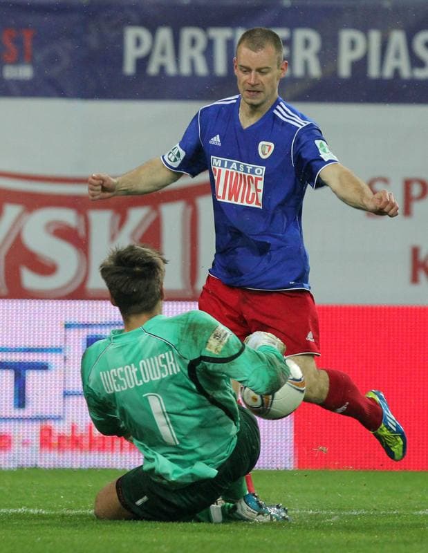 Football. I liga. Piast Gliwice - Flota Swinoujscie. 04.05.2012