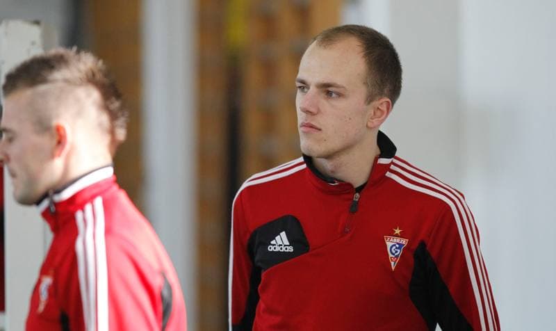 Football. Gornik Zabrze. Training. 08.01.2014