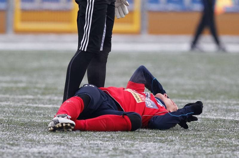 Football. Friendly Match. Podbeskidzie Bielsko Biala - Sandecja Nowy Sacz. 23.01.2014