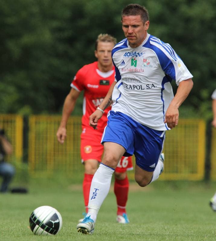 Football. Sparing. Widzew Lodz - Podbeskidzie Bielsko-Biala. 19.07.2011