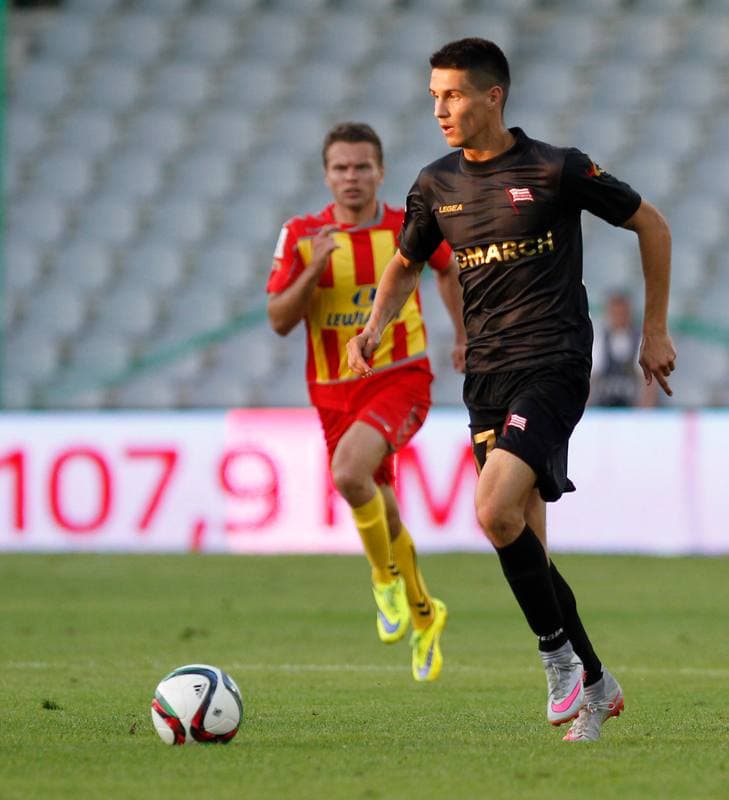 Football. PKO BP Ekstraklasa. Korona Kielce - Cracovia Krakow. 14.08.2015