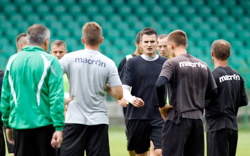 Football. GKS Katowice. Training. 19.01.2015