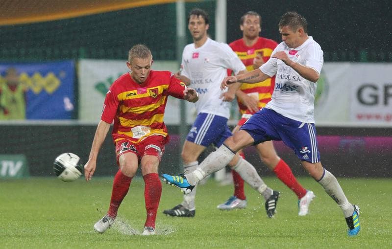 Football. T-Mobile Ekstraklasa. Podbeskidzie Bielsko-Biala - Jagiellonia Bialystok. 01.08.2011