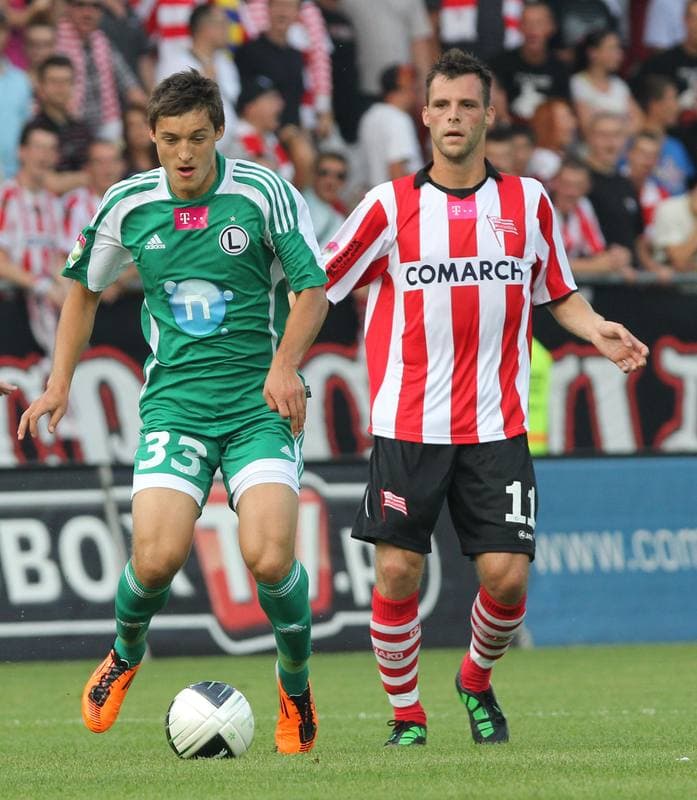 Football. T-Mobile Ekstraklasa. Cracovia Krakow - Legia Warsaw. 07.08.2011