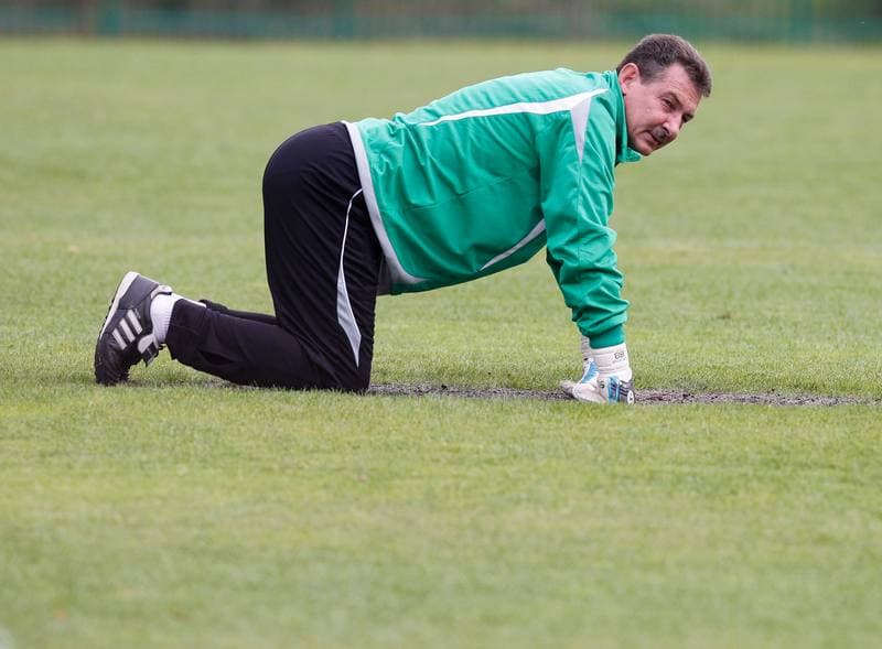 Football. GKS Katowice. Training. 19.01.2015