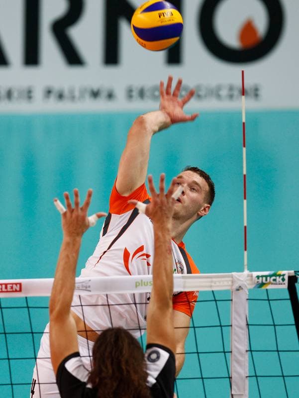 Volleyball. Friendly Match. Jastrzebski Wegiel - Berlin Recycling Volleys. 01.10.2014