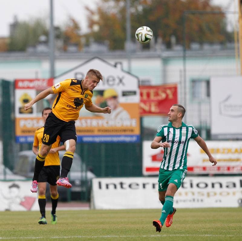 Football. I Liga. Olimpia Grudziadz - GKS Katowice. 11.10.2014