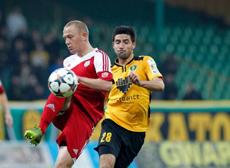 Football. I Liga. GKS Katowice - Dolcan Zabki. 25.10.2014