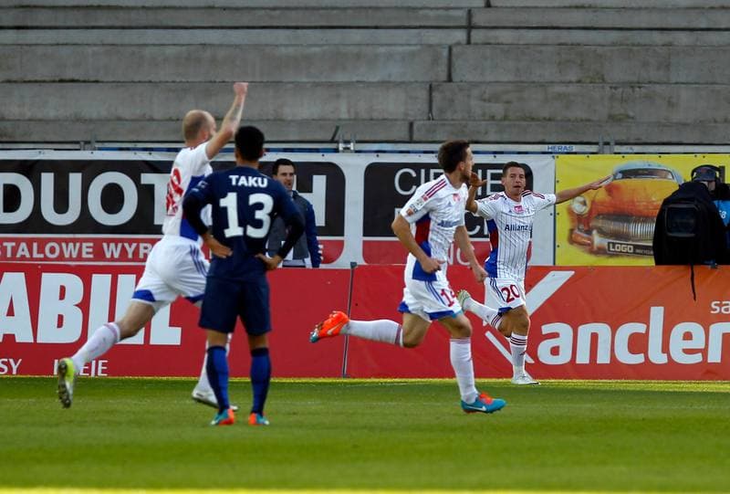 Football. T-Mobile Ekstraklasa. Gornik Zabrze - Pogon Szczecin. 02.11.2014