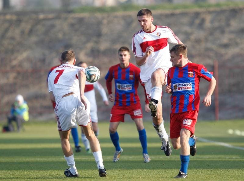 Football. III Liga Opolsko Slaska. Polonia Bytom - Ruch Zdzieszowice. 15.11.2014