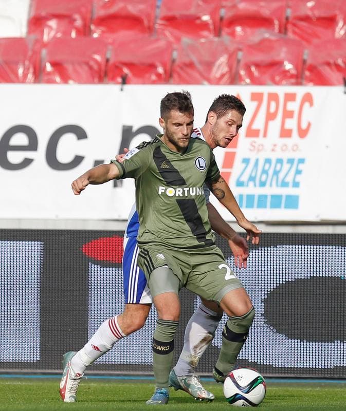 Football. PKO BP Ekstraklasa. Gornik Zabrze - Legia Warsaw. 04.10.2015