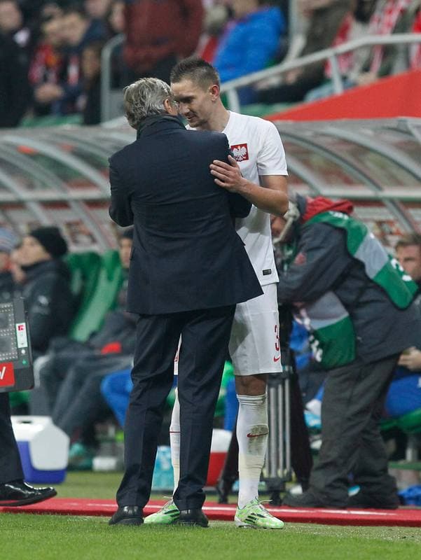 Football. International Friendly. Poland - Switzerland. 18.11.2014