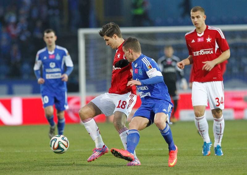 Football. T-Mobile Ekstraklasa. Ruch Chorzow - Wisla Krakow. 13.12.2014