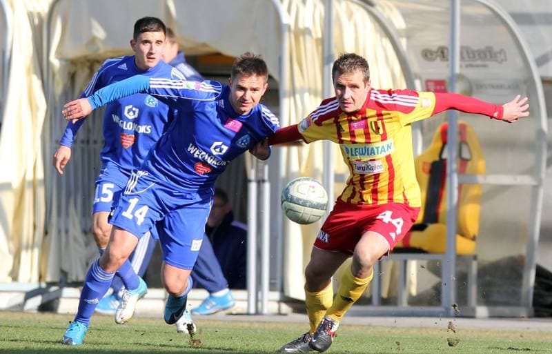 Football. T-mobile Ekstraklasa. Korona Kielce - Ruch Chorzow. 16.03.2013