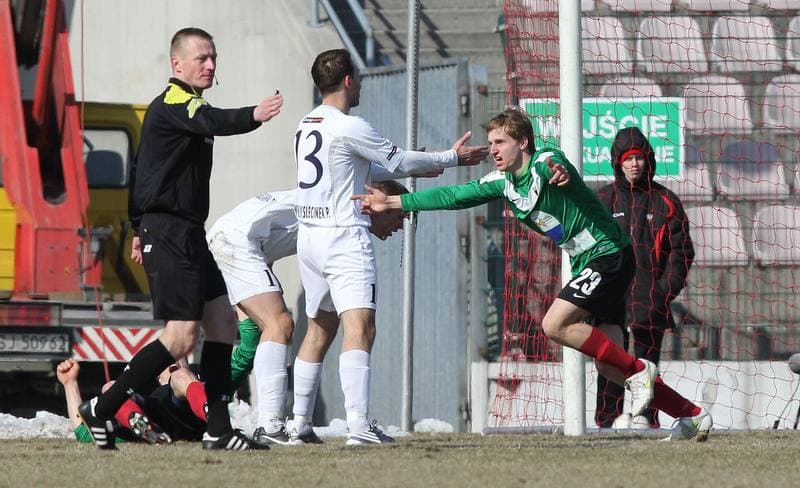 Football. I liga. GKS Tychy - Zawisza Bydgoszcz. 17.03.2013
