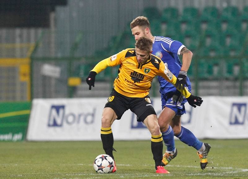 Football. I Liga. GKS Katowice - Miedz Legnica. 29.11.2014