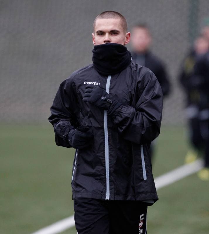 Football. GKS Katowice. Training. 19.01.2015