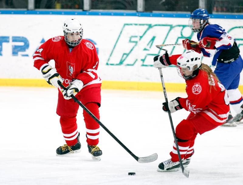 Ice Hockey. U18 Women's World Championship Division I. Poland - Great Britain. 25.01.2015