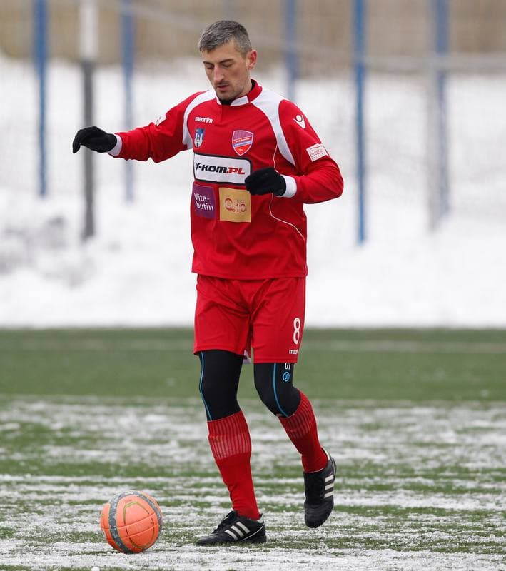 Football. Friendly Match. GKS Katowice - Rakow Czestochowa. 22.02.2014