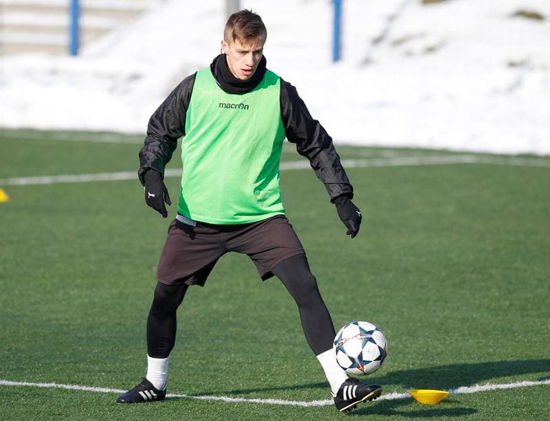 Football. GKS Katowice. Training. 19.01.2015