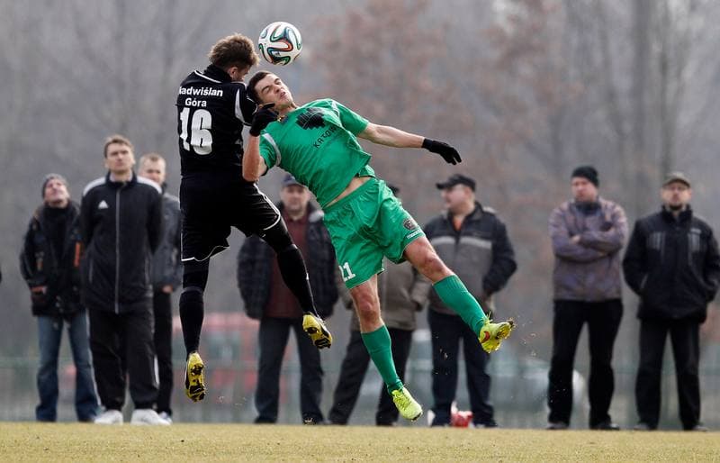 Football. Friendly Match. GKS Katowice - Nadwislan Gora. 28.02.2015