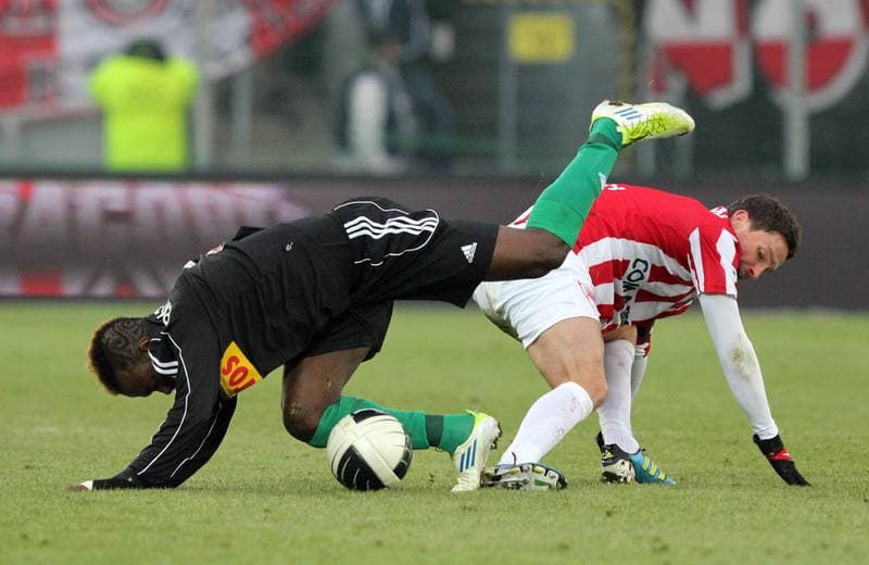 Football. T-Mobile Ekstraklasa. Cracovia Krakow - Lechia Gdansk. 18.02.2012