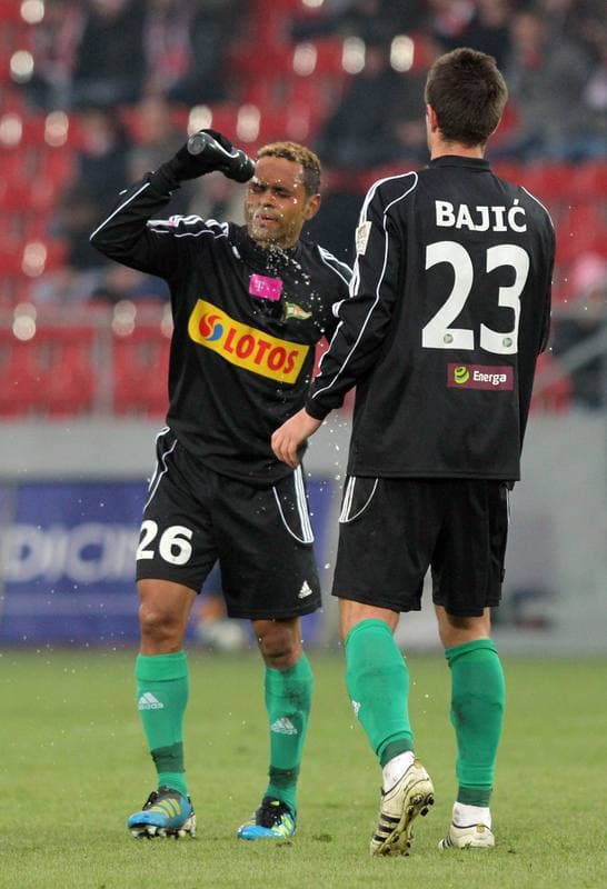 Football. T-Mobile Ekstraklasa. Cracovia Krakow - Lechia Gdansk. 18.02.2012