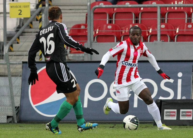 Football. T-Mobile Ekstraklasa. Cracovia Krakow - Lechia Gdansk. 18.02.2012